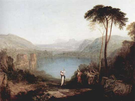 William Turner - Lac d'Averne, Italie